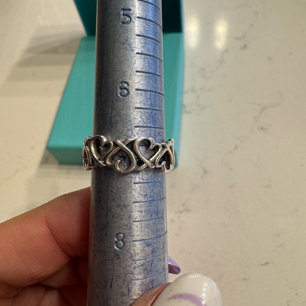 Tiffany & co Silver Heart Ring - Picture 4 of 4